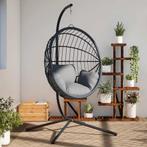 vidaXL Hangende Egg Chair standaard zonder mand antraciet, Verzenden, Nieuw