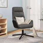 vidaXL Relaxstoel stof donkergrijs, Huis en Inrichting, Fauteuils, Verzenden, Nieuw