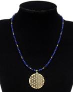 Lapis lazuli - Collier - Bloem des levens - Krachtige