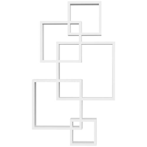 TRUUSK Zwevende Wandplank met 5 Kubussen - 9 Vakken - Sparre, Huis en Inrichting, Woonaccessoires | Wandplanken en Boekenplanken
