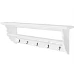 vidaXL Kapstok barokstijl MDF wit, Verzenden, Nieuw