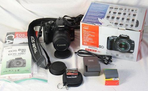 Canon EOS 400D DIGITAL + EF-S 18-55mm II en diverse, Audio, Tv en Foto, Fotocamera's Digitaal