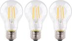 2dekans | 3 stuks Müller filament led lamp E27 4.9W 470lm, Huis en Inrichting, Ophalen of Verzenden, Nieuw