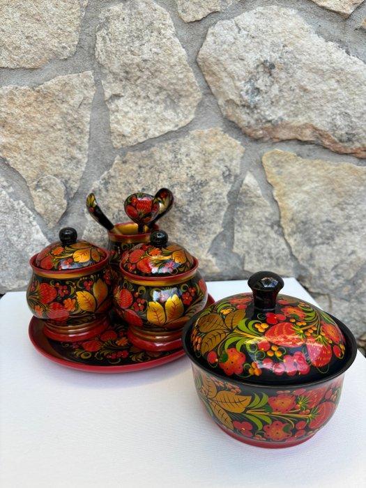 Themacollectie - Houten gebruiksvoorwerp geverfd in de, Antiek en Kunst, Antiek | Speelgoed