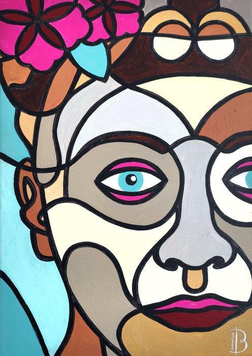 BABOETSIE - Mysterious Girl, Antiek en Kunst, Kunst | Schilderijen | Modern