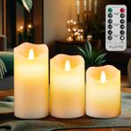 2dekans | Aurae® LED Kaarsen – Set van 3 – Bewegende, Ophalen of Verzenden, Nieuw