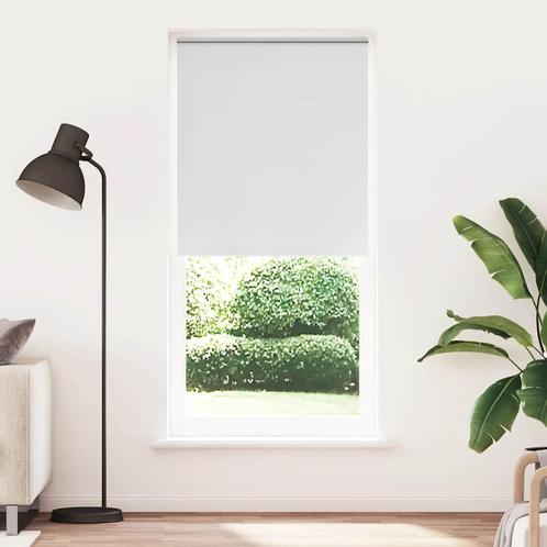 vidaXL Rolgordijn verduisterend 120 x 230 cm wit, Huis en Inrichting, Stoffering | Gordijnen en Lamellen, Nieuw, Verzenden