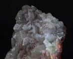 Groene Apophylliet kristalmonsters Geode - Hoogte: 235 mm -