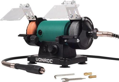 Tweedekans | VONROC Tafelslijpmachine / Multitool – 150W –, Doe-het-zelf en Bouw, Gereedschap | Slijpmachines, Ophalen of Verzenden