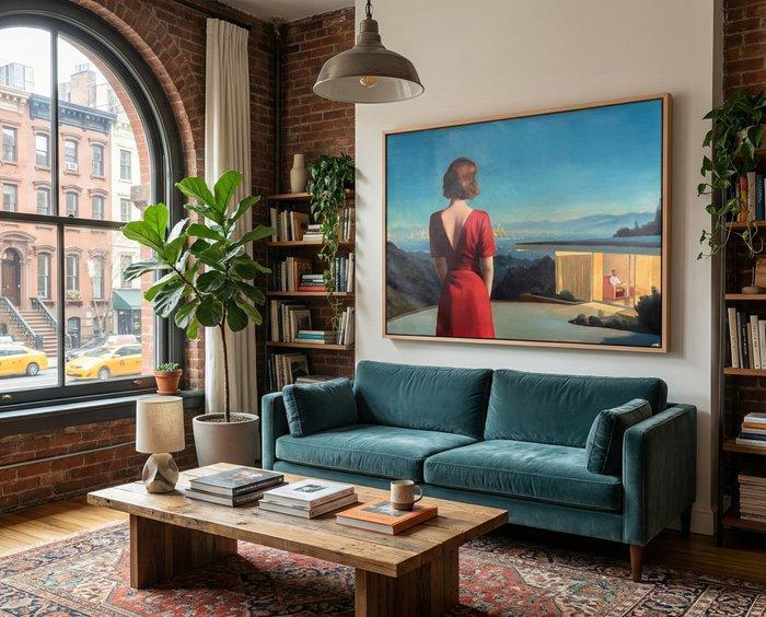 Le Yack - California Dreaming - The View - Handmade! -, Antiek en Kunst, Kunst | Schilderijen | Modern