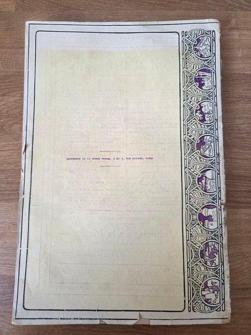 Original Mucha Lithograp, Le Mois - Litteraire et, Antiek en Kunst, Kunst | Designobjecten