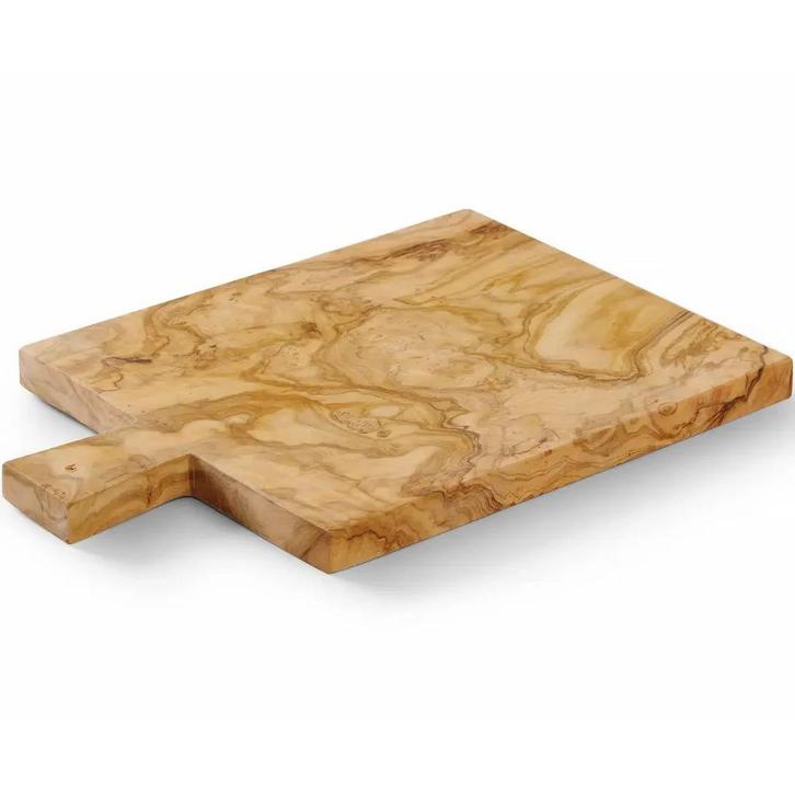Snij-/Serveerplank | Olijfhout | Antibacterieel |, Zakelijke goederen, Horeca | Keukenapparatuur, Nieuw in verpakking, Verzenden