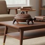 Made in Italy - Doos - Zoomorfe mod. schildpad met puppy -