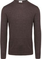 Profuomo Pullover Merinowol Bruin maat Maat 52/54 (L) Heren, Kleding | Heren, Truien en Vesten, Maat 52/54 (L), Bruin, Verzenden