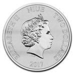 Niue. 2 Dollars 2017 1 oz $2 NZD Niue Disney Mickey Mouse, Postzegels en Munten