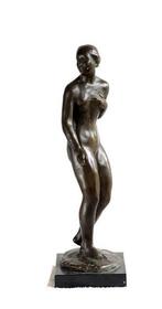 Gustave Jacobs (1891-1986) - sculptuur, Jeune femme nue -