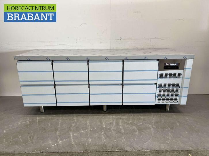 RVS Coreco Premium koelwerkbank 8 laden 1/1 gastronorm 224,5, Articles professionnels, Horeca | Équipement de cuisine, Enlèvement ou Envoi