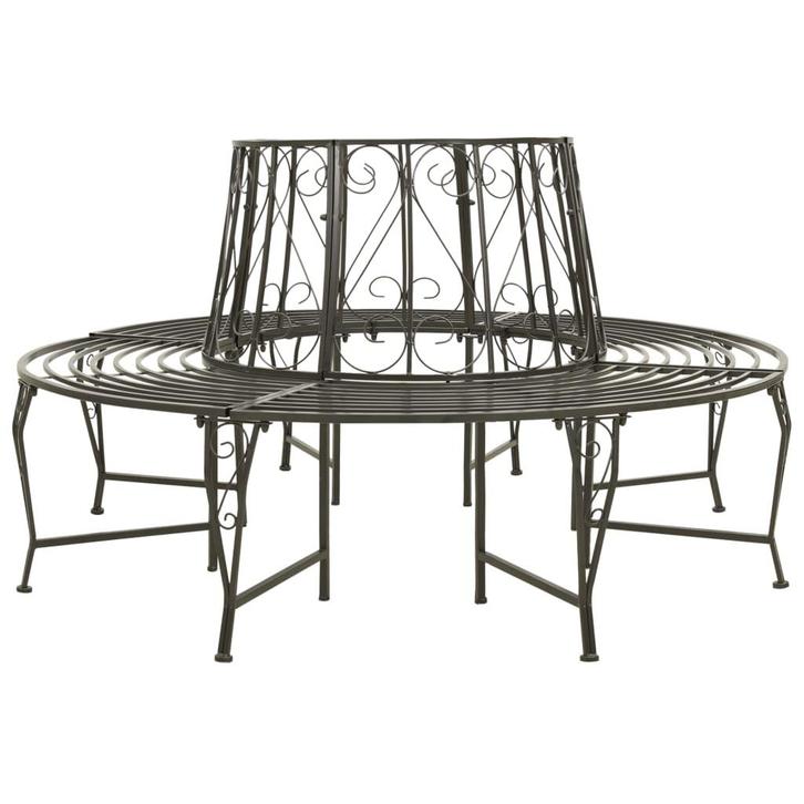 vidaXL Boombank 160 cm staal, Tuin en Terras, Tuinsets en Loungesets, Nieuw, Verzenden