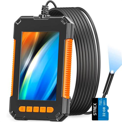 Strex Inspectiecamera met Scherm 5M - 1080P HD - 4.3 inch, Bricolage & Construction, Instruments de mesure, Envoi