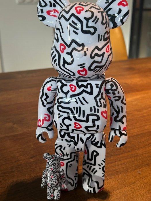 Keith Haring (1958-1990) - BE@RBRICK Keith Haring 100% &, Antiek en Kunst, Kunst | Schilderijen | Modern