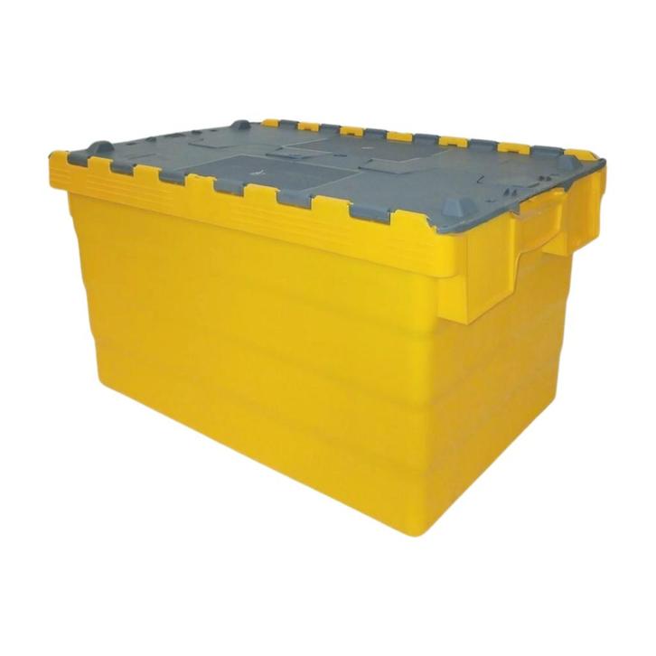 Distributiebak 600x400x320 mm Nestbaar Stapelbaar Geel met, Articles professionnels, Aménagement de Bureau & Magasin | Entrepôt, Rayonnage & Stockage