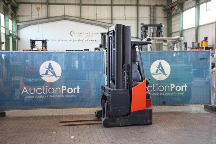 Veiling: Reachtruck Linde R14X-03 Elektrisch 1400kg 6.1m 201, Zakelijke goederen, Machines en Bouw | Heftrucks en Intern transport
