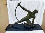 Jean DE RONCOURT - Sculpture, LArcher ou le Bendeur - 56 cm, Antiek en Kunst