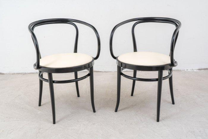 Thonet - Le Corbusier - Fauteuil (2) - Nr. 209 - Beuken,, Antiek en Kunst, Antiek | Meubels | Stoelen en Sofa's