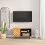 vidaXL Tv-meubel 80x31,5x46 cm massief mangohout bruin en, Nieuw, Verzenden