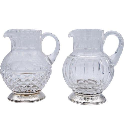 Cruche (2) - Argent, Cristal, Antiek en Kunst, Antiek | Zilver en Goud