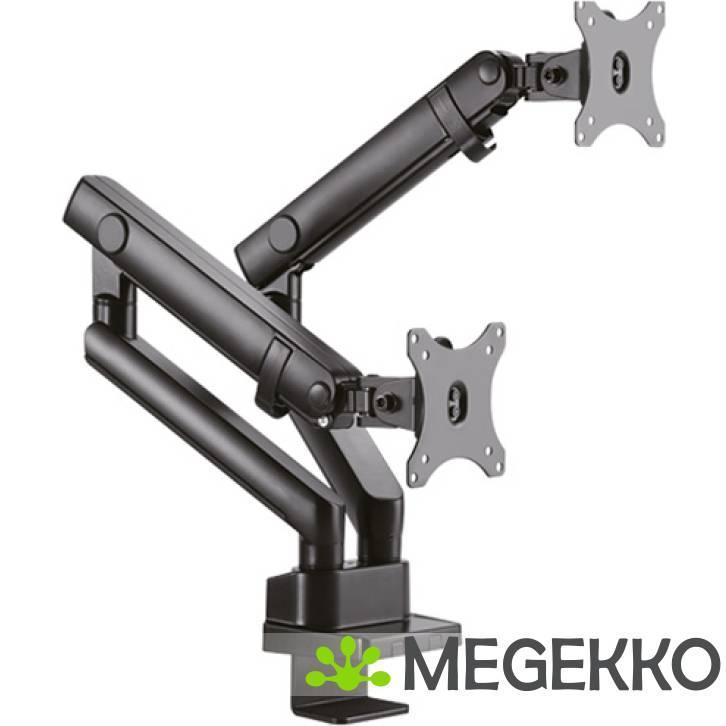 ICY BOX IB-MS314-T flat panel monitor arm 2x32  max, Computers en Software, Overige Computers en Software, Nieuw, Verzenden