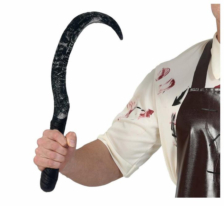 Sikkel 47cm, Hobby en Vrije tijd, Feestartikelen, Nieuw, Verzenden