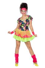 Jaren 80 Jurkje Neon, Kleding | Dames, Verzenden, Nieuw