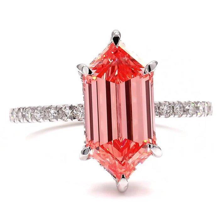 Sans prix de réserve - Bague - 18 carats Or blanc - 3.62ct., Bijoux, Sacs & Beauté, Bagues