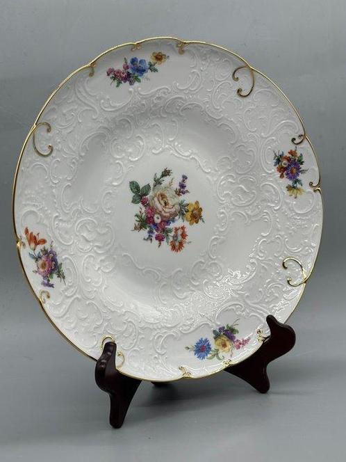 Assiette - Fürstenberg Porzellanteller – Blumen-Dekor mit, Antiek en Kunst, Antiek | Meubels | Tafels