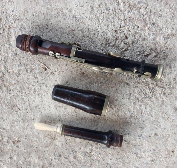 Clarinette Flageolet Demichel - - Fluit - Frankrijk - 1890, Musique & Instruments, Instruments à vent | Flûtes à bec