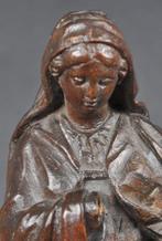 sculptuur, Mary - 20 cm - Hout, Antiek en Kunst, Kunst | Niet-Westerse kunst