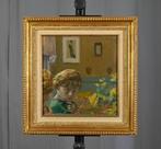 Jean Mathey (XX) - Les enfants, Antiek en Kunst, Kunst | Schilderijen | Klassiek