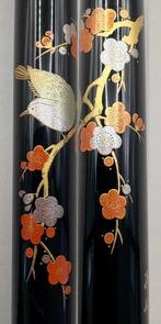 Platinum - Vintage Lacquer Maki-e with Plum blossoms and, Verzamelen, Nieuw