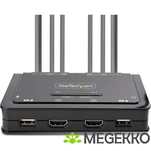 StarTech.com C2-DH46-UA2-CBL-KVM KVM-switch Zwart, Computers en Software, Overige Computers en Software, Nieuw, Verzenden
