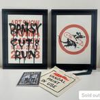 Banksy (1974) - Set of Banksys collectibles Cut and Run, Antiquités & Art