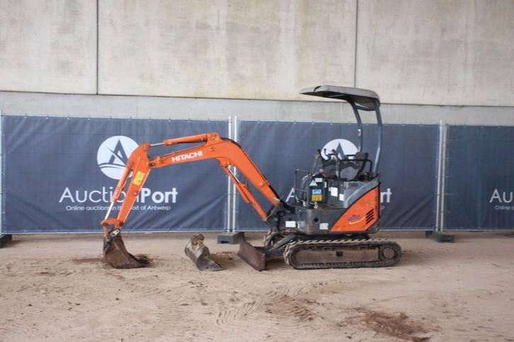Veiling: Minigraver Hitachi ZX17U-2 Diesel 11kW, Zakelijke goederen, Machines en Bouw | Kranen en Graafmachines, Ophalen