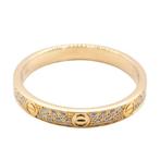 Cartier - Ring - Love ring, mini model, paved - 18 karaat, Handtassen en Accessoires, Nieuw