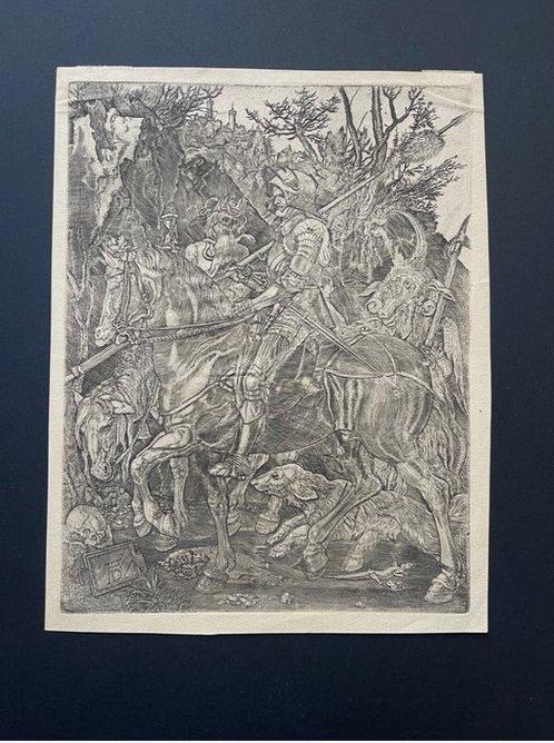 Albrecht Durer (1471-1528) - Le Chevalier, la Mort et le, Antiek en Kunst, Antiek | Overige Antiek