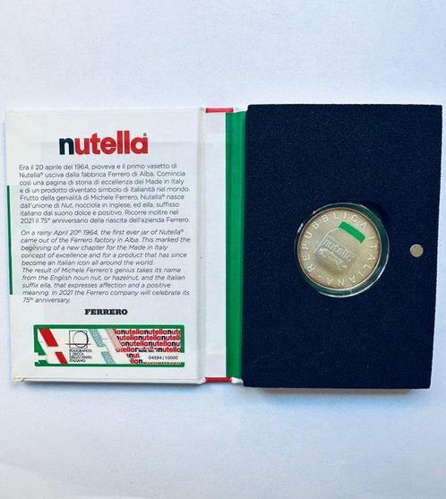 Italië. 5 Euro 2021 Nutella (3 monete) (Zonder, Postzegels en Munten, Munten | Europa | Euromunten