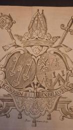 Ex-Libris XVIIIe Pieter Wouters Sculp. EX BELLO PAX - Ex, Antiquités & Art