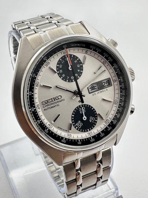 Seiko - “Baby Panda” Chronograph JDM Seiko 6138-8000, Handtassen en Accessoires, Horloges | Antiek