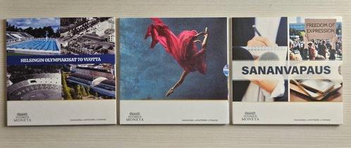 Finland. Year Set (BU) 2021/2022 (3 sets)  (Zonder, Postzegels en Munten, Munten | Europa | Euromunten