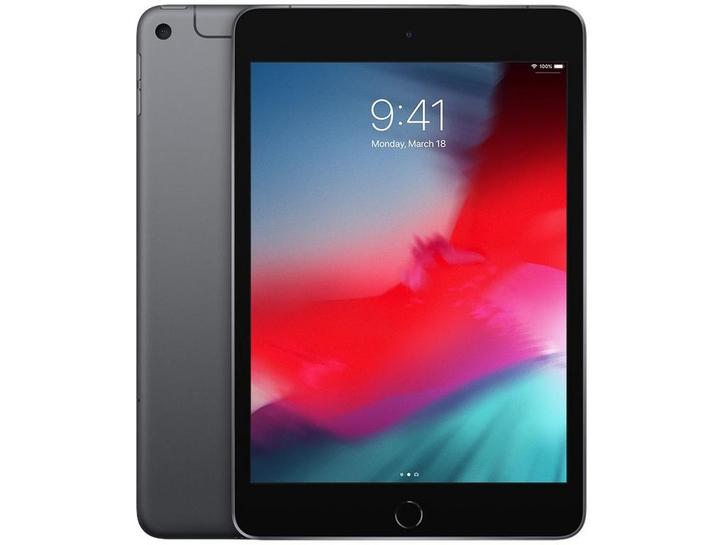Apple iPad Mini (2019) - Wi-Fi + Cellular - 64GB - Grijs, Computers en Software, Apple iPads, Zo goed als nieuw, Verzenden