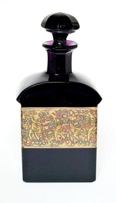 Ludwig Moser und Söhne - Parfumfles - Kristal - Groot flesje, Antiek en Kunst, Kunst | Designobjecten